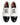 Dolce & Gabbana Black White Leather Derby Shoes