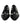 Dolce & Gabbana Black Leather Faux Pearl Dress Brogue Shoes