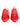 Dolce & Gabbana Red Suede Heel Slingback Shoes