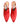 Dolce & Gabbana Red Suede Heel Slingback Shoes
