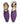 Dolce & Gabbana Purple Suede Sandals Shoes