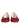 Dolce & Gabbana Red Satin Fabric Ballet Slip On Flats Shoes