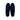Ralph Lauren Blue Faux Fur Slippers