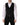 Dolce & Gabbana Black Wool Single Breasted Men Waistcoat Vest