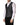 Dolce & Gabbana Dark Gray Single Breasted Men Waistcoat Vest