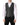 Dolce & Gabbana Dark Gray Wool Dress Formal Waistcoat Vest