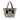 Marc Jacobs Small Black White Monogram Print Saffiano Leather Tote Crossbody Bag