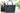 Michael Kors XS Carry All Jet Set Travel Womens Tote (BLACK SIG/GOLD)