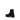 Balenciaga Black Calf Leather Bos Taurus Lace-Up Boots