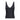 Saint Laurent Black Silk Sleeveles T-Shirt