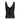 Saint Laurent Black Silk Sleeveles T-Shirt