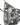 Dolce & Gabbana Metallic Silver Sleeveless Bustier Cropped Top