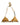 Dolce & Gabbana Gold-Tone Triangle Bikini Top DG Logo Swimwear