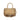Mario Valentino Beige Polyurethane Women's Bag with Handles and Shoulder Strap