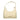 Mario Valentino Beige Polyurethane Women's Bag with Adjustable Shoulder Strap