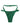 Dolce & Gabbana Green Logo Plaque Nylon Brief Panty Underwear