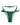 Dolce & Gabbana Green Logo Plaque Nylon Brief Panty Underwear