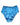 Dolce & Gabbana Blue Silk Blend High Waist Girdle Panty Underwear