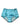 Dolce & Gabbana Blue Silk Blend High Waist Girdle Panty Underwear