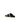 Burberry Black Calf Leather Bos Taurus Strap-On Sandals