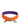 Dolce & Gabbana Orange Purple Calf Leather Bag Accessory  Shoulder Strap