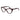 Police Burgundy Plastic Glasses (Frames)
