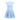 Self-Portrait Blue Polyester Casual Dress