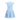 Self-Portrait Blue Polyester Casual Dress