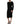 Dolce & Gabbana Black Wool Crepe Long Sleeves Midi Dress