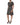 Dolce & Gabbana Black Logo Print Cotton Knee Length Dress