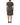 Dolce & Gabbana Black Logo Print Cotton Knee Length Dress