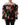 Dolce & Gabbana Black Rose Print Silk Off The Shoulder Blouse Top