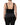 Dolce & Gabbana Black Silk Lace Trim Camisole V-neckline Tank Top
