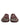 Dolce & Gabbana Maroon Leather Cutout DG Logo Sandals Shoes