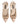 Dolce & Gabbana Beige Lori Mesh Leather Slingback Sandals Shoes