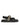 Dolce & Gabbana Black Ruching Detail Flats Men Sandals Shoes