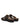 Dolce & Gabbana Brown Leather Cutout DG Logo Sandals Shoes