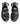 Dolce & Gabbana Black Stars Logo SORRENTO Sneakers Shoes