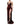 Dolce & Gabbana Maroon Embellished Vneck Evening Gown Dress