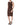 Dolce & Gabbana Brown Keys Fitted Sheath Knee Length Dress