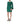 Dolce & Gabbana Green Viscose Long Sleeves A-line Mini Dress