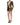 Dolce & Gabbana Gold Plunging Neckline Sheath Mini Dress