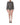 Dolce & Gabbana Silver Rhinestones Long Sleeves Bodysuit Mini Dress