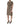 Dolce & Gabbana Brown DG Logo Chain Short-Sleeve Sheath Dress