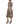 Dolce & Gabbana Multicolor Vintage Glassware Midi Dress
