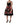 Dolce & Gabbana Black Sleeveless Bustier Floral Print Tiered Dress