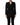 Dolce & Gabbana Black Wool DoubleBreasted Lace Sleeve Jacket