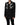 Dolce & Gabbana Black Stripe Double-Breasted Blazer Jacket