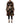 Dolce & Gabbana Black Floral Belted Polyester Trench Coat Jacket