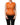 Dolce & Gabbana Orange See Through Crew Neck Blouse Tank Top